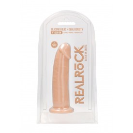 Телесный фаллоимитатор без мошонки Silicone Dildo Without Balls - 22,8 см.