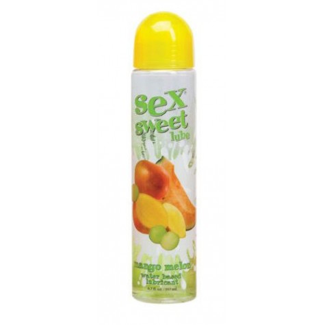 Вкусовой лубрикант с ароматом манго и дыни Sex Sweet Lube - 197 мл.